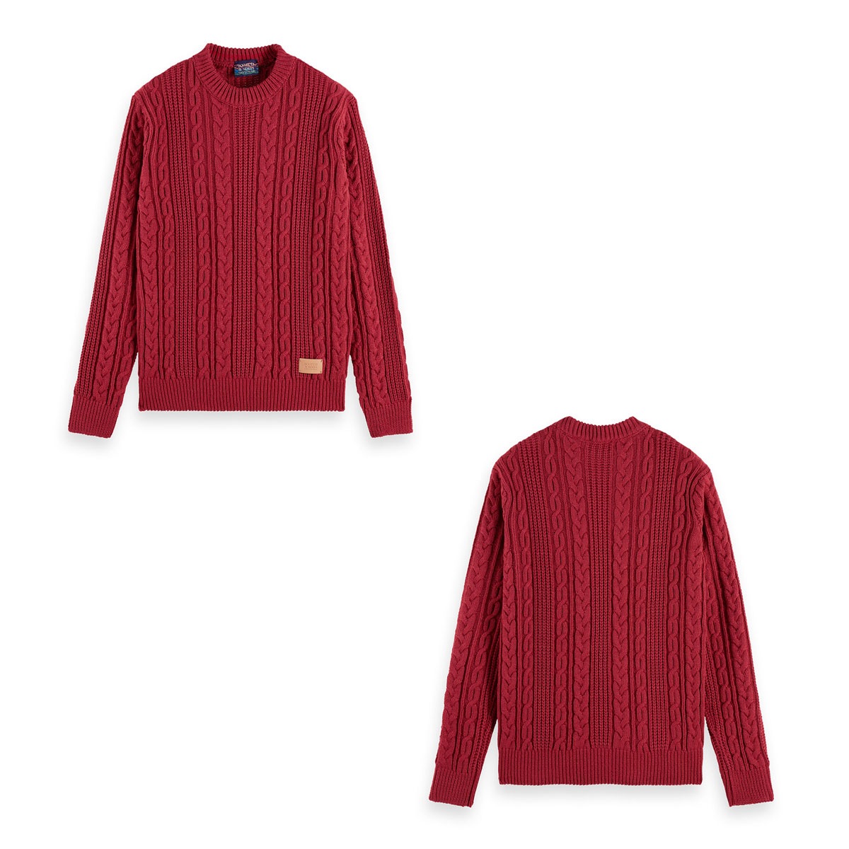 åɥ   Ź SCOTCH&SODA ˥å 롼ͥå WOOL-BLEND STRUCTURE KNIT SWEATER CAYENNE 169257 0447 65405 17 A39B B1C C1D D7E E11F