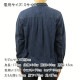 ̡ǥ ֥졼  Ź Nudie Jeans Ĺµ ܥ 奢륷 ALBERT CHAMBRAY SHIRT 140682 B26 DENIM A62B B1C C1D D6E E07F