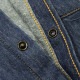 ̡ǥ ֥졼  Ź Nudie Jeans Ĺµ ܥ 奢륷 ALBERT CHAMBRAY SHIRT 140682 B26 DENIM A62B B1C C1D D6E E07F