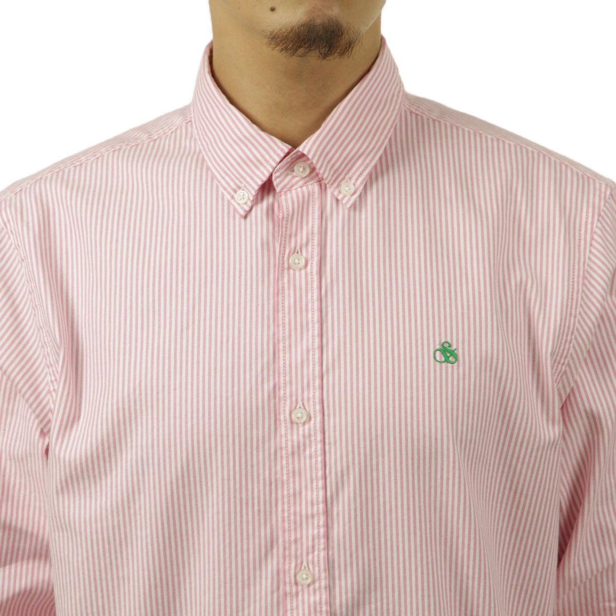 �����å�����ɥ����� ��� Ĺµ����� ��������Ź SCOTCH��SODA �ܥ�������� ���ȥ饤�� ���� ESSENTIAL OXFORD STRIPE SHIRT 175696 7016 11403 19 TROPICAL PINK WHITE STRIPE A39B B1C C1D D6E E11F