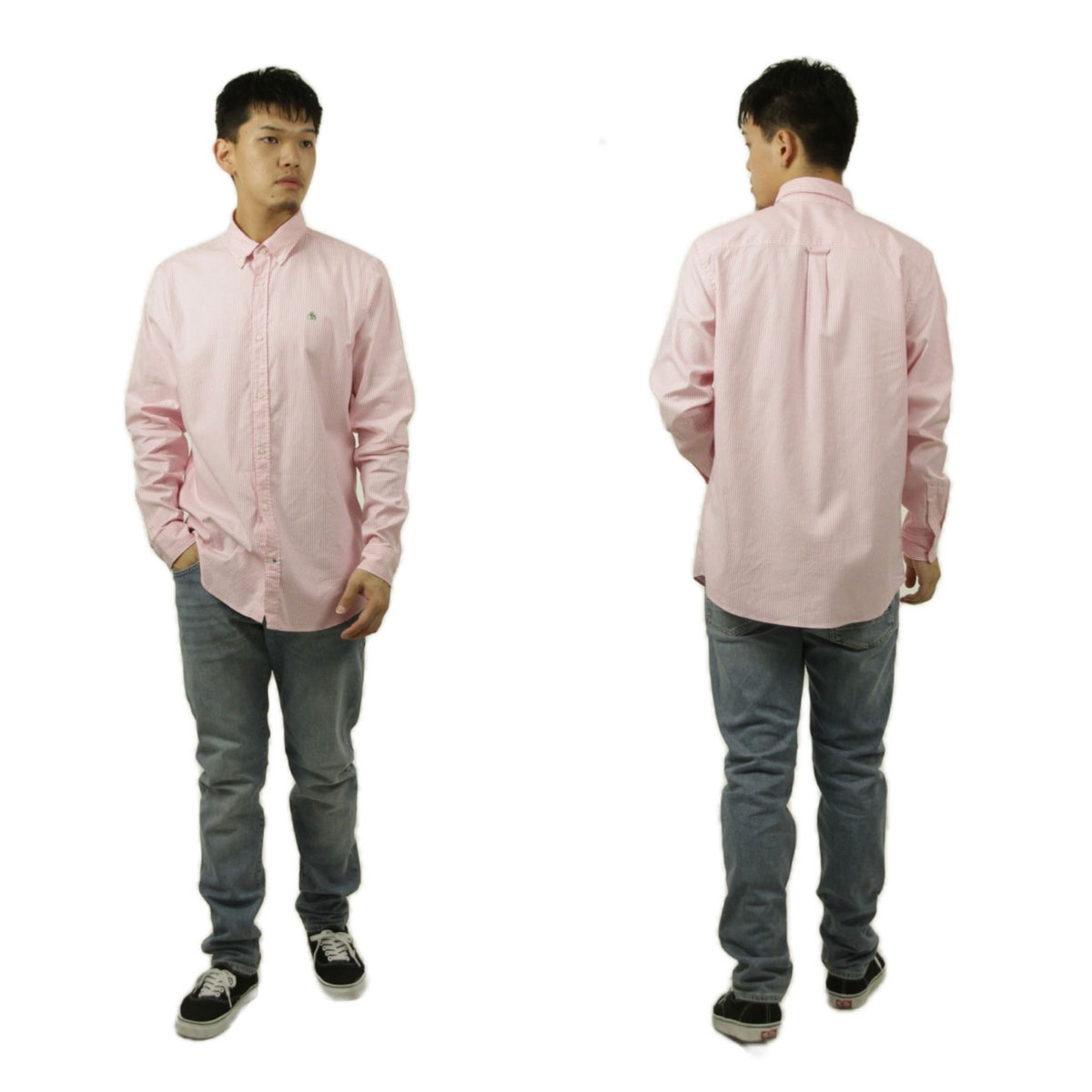 �����å�����ɥ����� ��� Ĺµ����� ��������Ź SCOTCH��SODA �ܥ�������� ���ȥ饤�� ���� ESSENTIAL OXFORD STRIPE SHIRT 175696 7016 11403 19 TROPICAL PINK WHITE STRIPE A39B B1C C1D D6E E11F