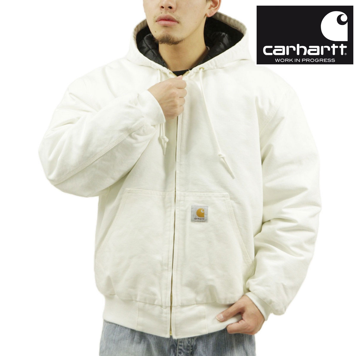 �����ϡ��� ��� �����ƥ��֥��㥱�å� ������ CARHARTT WIP �������� ���åץ��å� OG ACTIVE JACKET OG ACTIVE JACKET WAX RINSED I027360 D602