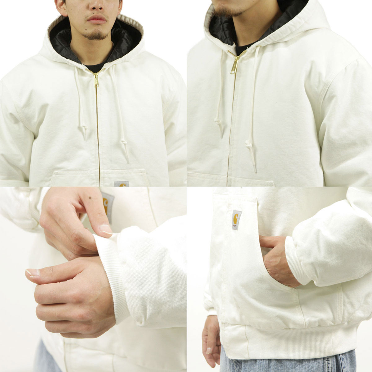 �����ϡ��� ��� �����ƥ��֥��㥱�å� ������ CARHARTT WIP �������� ���åץ��å� OG ACTIVE JACKET OG ACTIVE JACKET WAX RINSED I027360 D602