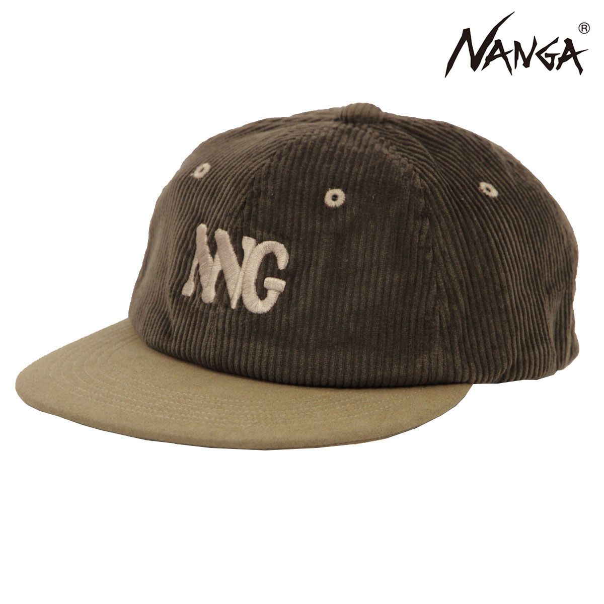 �ʥ� ��� ��ǥ����� ����å� ��������Ź NANGA �����ǥ���� ���� ˹�� CORDUROY NNG LOGO CAP N2532-3A057Z KHA KHAKI