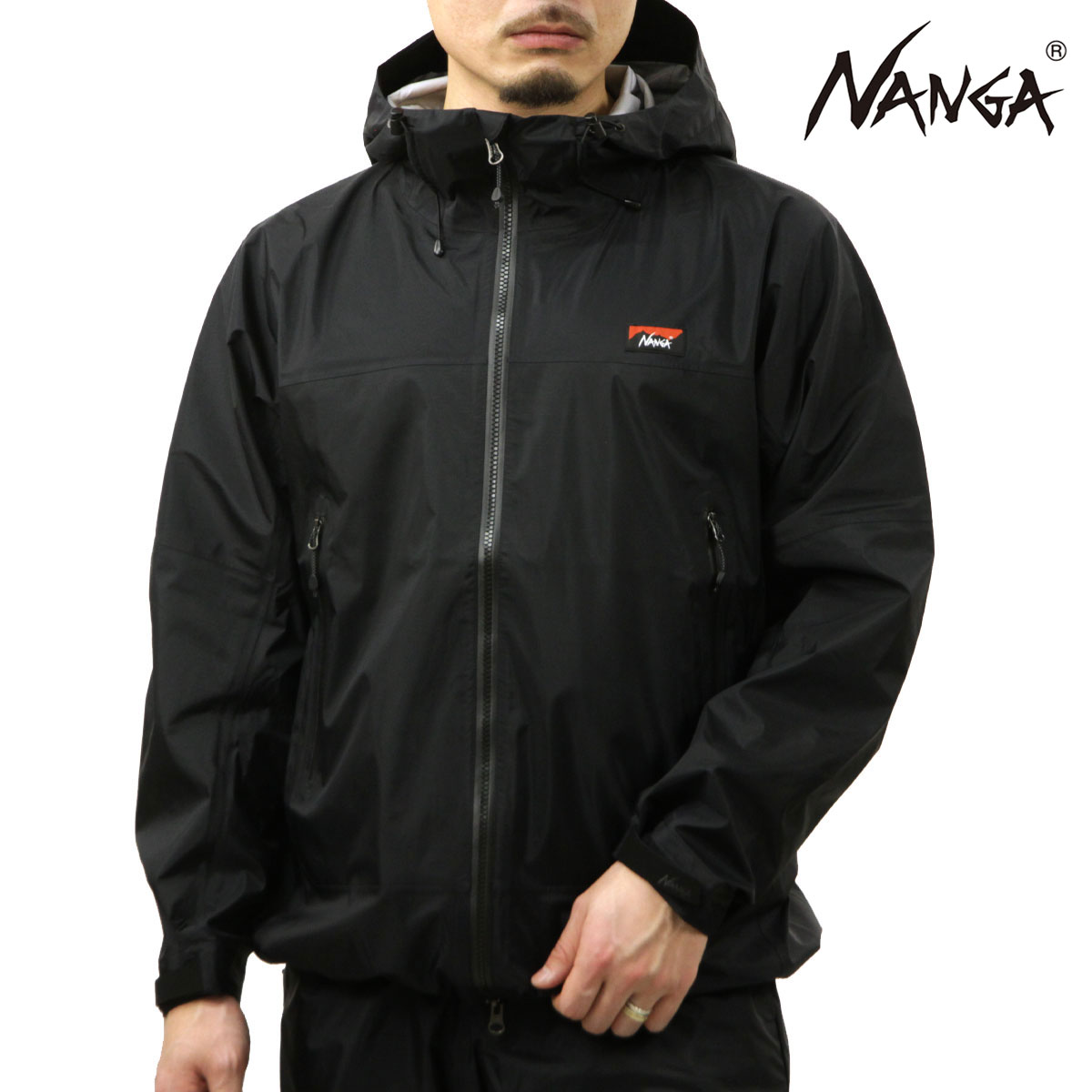 �ʥ� ��� ���㥱�å� ��������Ź NANGA �������� ��������������� ���åץ��å� �������� AT 3L WEATHER SHEILD JACKET BLK BLACK N2500-1V001A