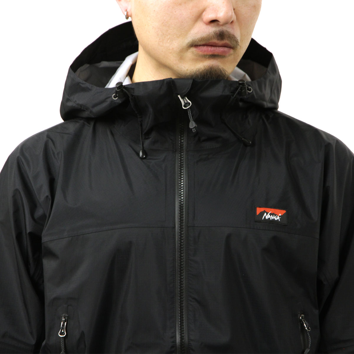 �ʥ� ��� ���㥱�å� ��������Ź NANGA �������� ��������������� ���åץ��å� �������� AT 3L WEATHER SHEILD JACKET BLK BLACK N2500-1V001A