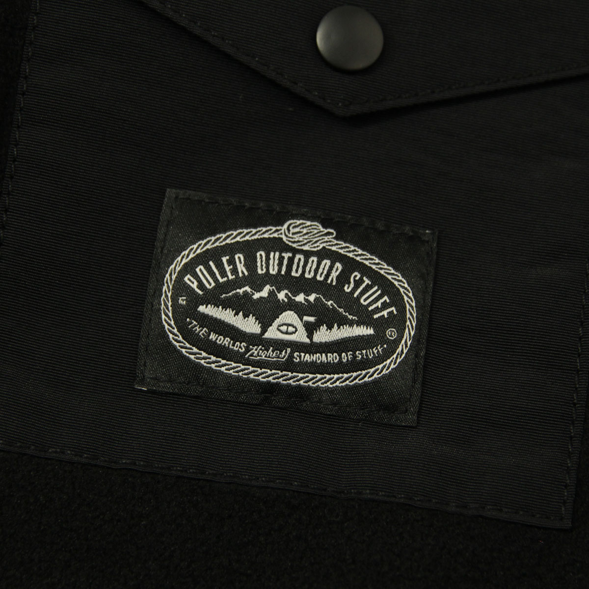 �ݡ��顼 POLER ��������Ź ��� �ܥ��󥢥åץե꡼�� SNAP FLEECE SPECIALTY 21600006-BLK BLACK A79B B1C C1D D5E E13F