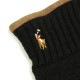 �ݥ� ���ե������ ���� ��� ��ǥ����� ������ POLO RALPH LAUREN �˥å� ��֤��� �������� CLASSIC LUX MERINO TOUCH GLOVE WITH LEATHER PATCH PC0463 001 POLO BLACK A05B B3C C3D DAE E13F