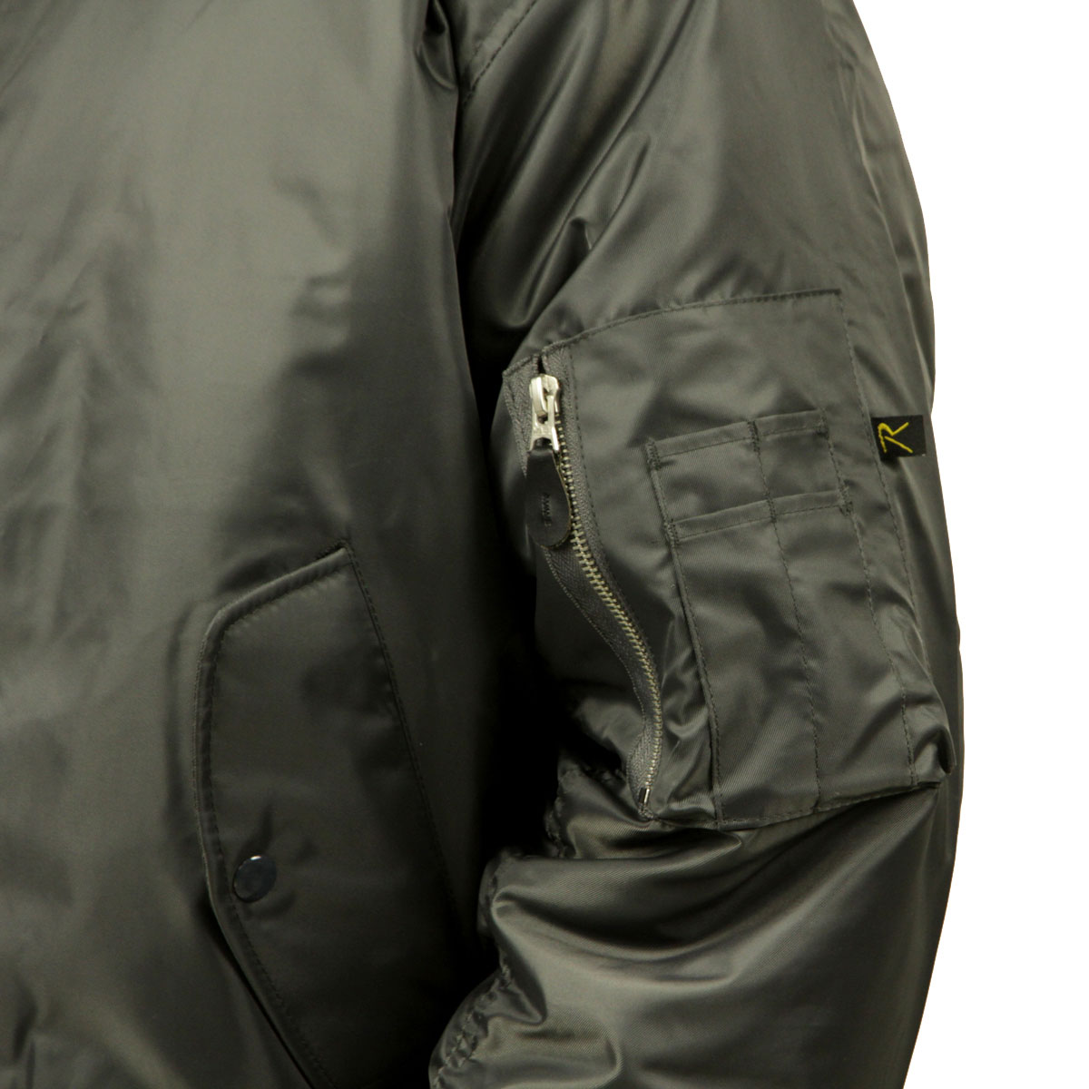 ������ MA-1 ��� ������ ROTHCO �ե饤�ȥ��㥱�å� �������� ROTHCO MA-1 FLIGHT JACKET GUNMETAL GREY 7350 A98B B1C C1D D4E E02F
