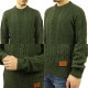 �����å�����ɥ����� �������� ��� ��������Ź SCOTCH&SODA �˥å� ���롼�ͥå��������� WOOL-BLEND STRUCTURE KNIT SWEATER MILITARY 169257 0360 65405 55 A39B B1C C1D D7E E08F
