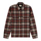 ̡ǥ å  Ź Nudie Jeans Ĺµ ܥ 奢륷 STEN SHADOW CHECK WOOL SHIRT 140709 R35 POPPY RED A62B B1C C1D D6E E11F