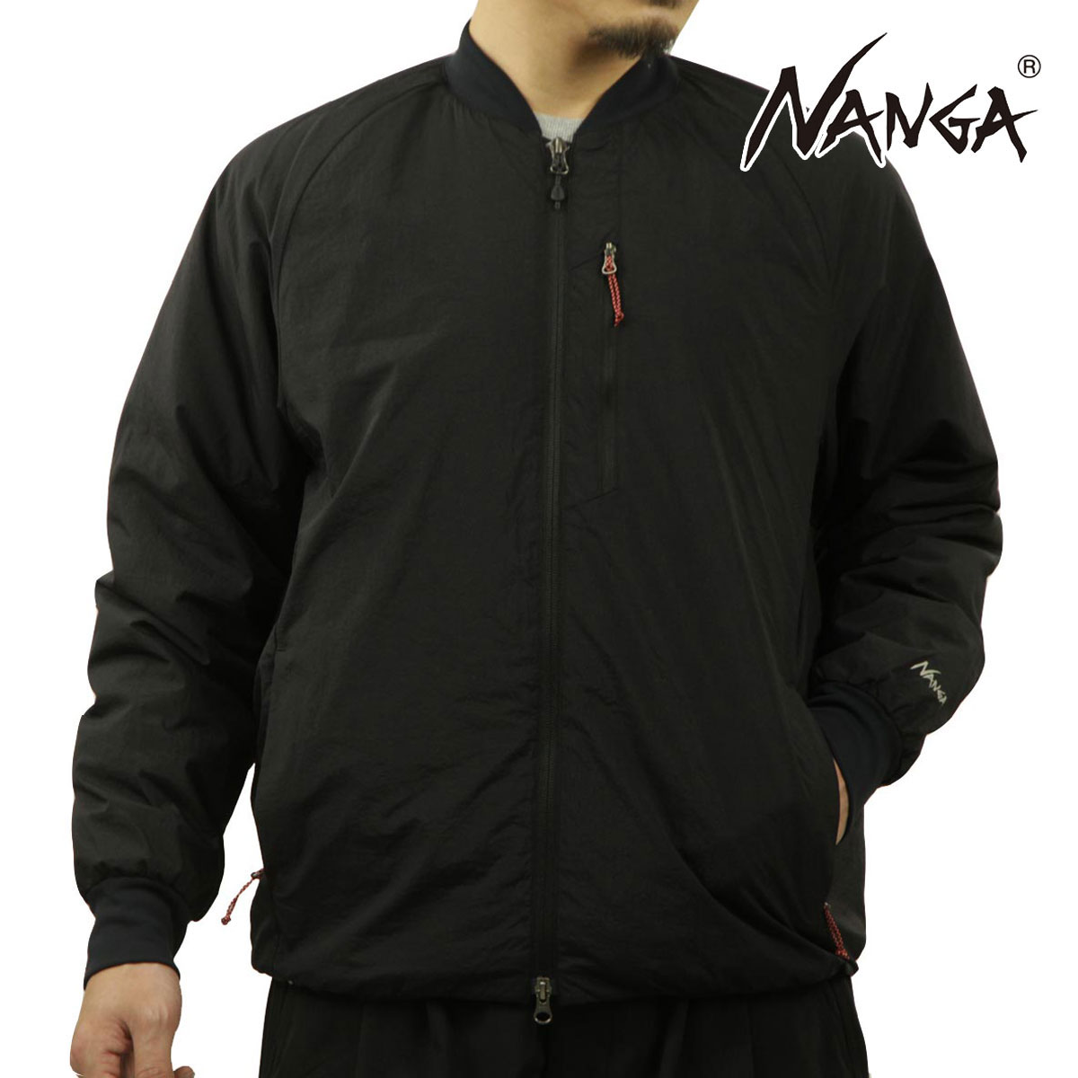 ʥ  ֥륾 Ź NANGA  㥱å MA-1 SOFT DOWN VARSITY BLOUSON BLK N2500-0J001A BLACK A16B B1C C1D D4E E13F