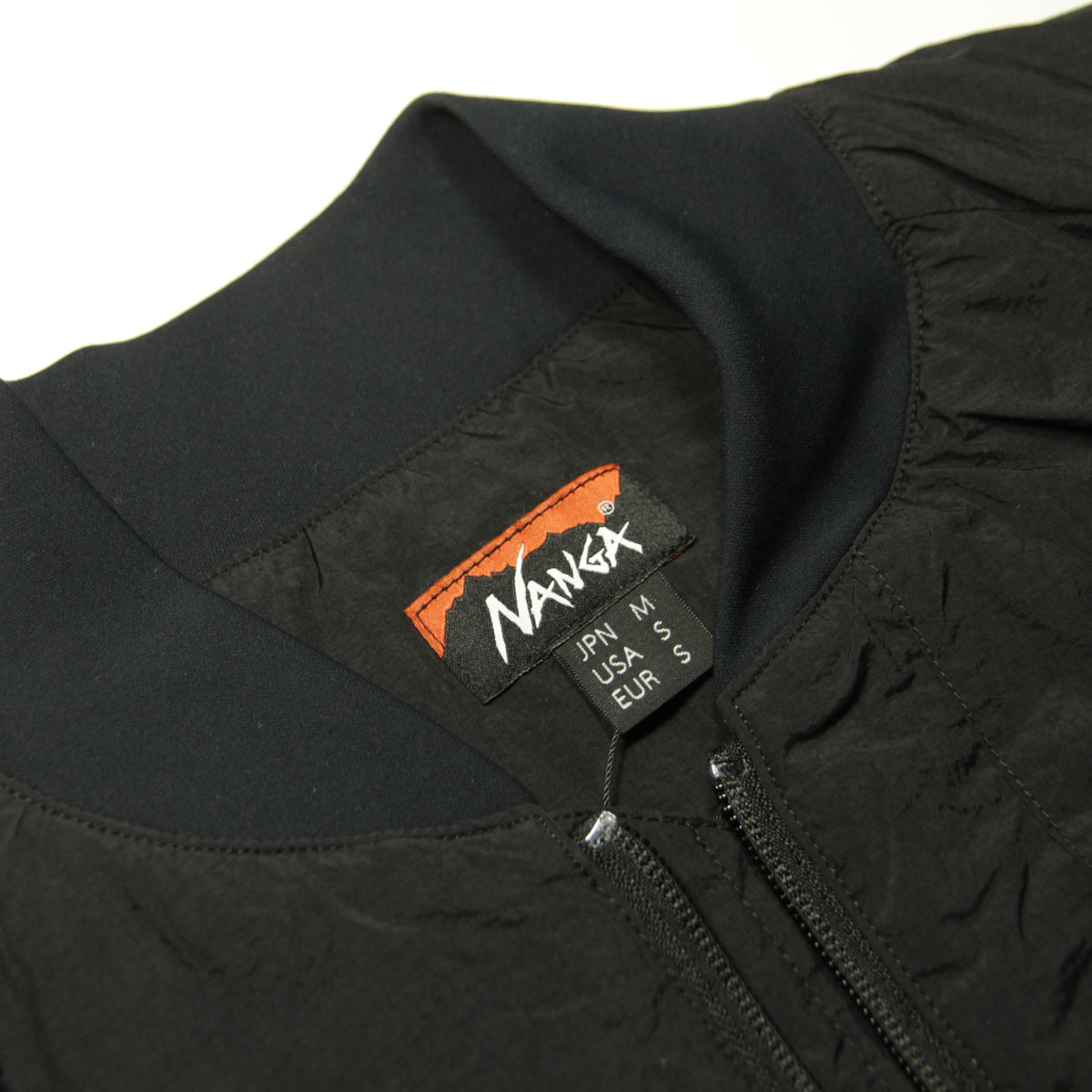 �ʥ� ��� �֥륾�� ��������Ź NANGA �������� ���㥱�å� MA-1 SOFT DOWN VARSITY BLOUSON BLK N2500-0J001A BLACK A16B B1C C1D D4E E13F