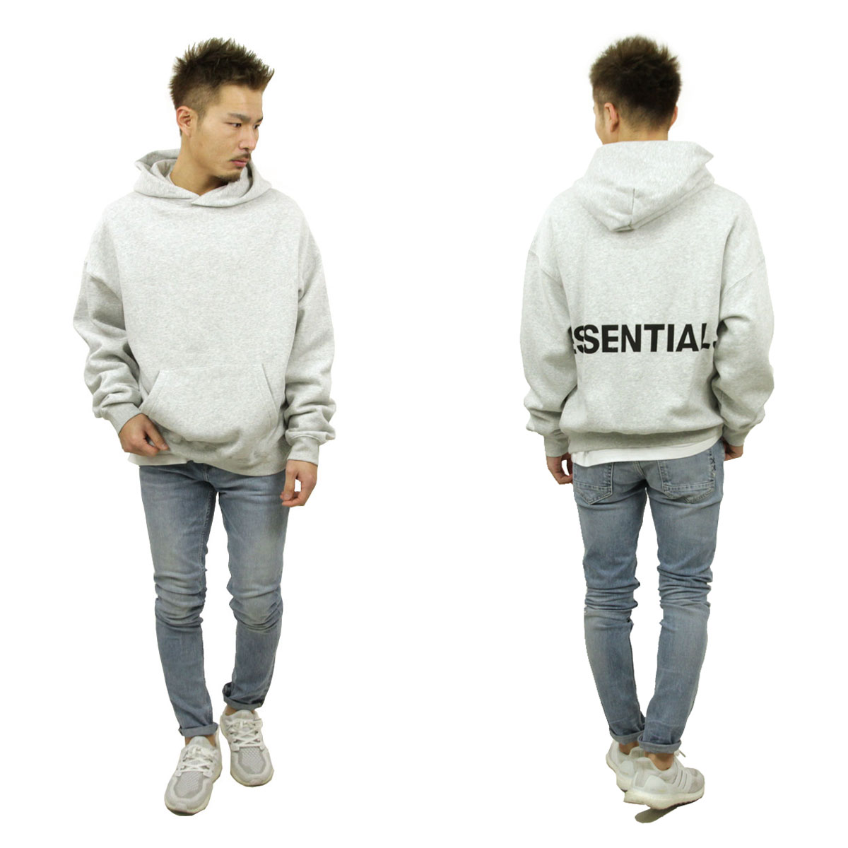 �ե������֥��å� fog essentials �ѡ����� ��� ������ FEAR OF GOD �ץ륪���С��ѡ����� FOG - FEAR OF GOD ESSENTIALS GRAPHIC PULLOVER HEATHER GREY AA5B B1C C1D D5E E02