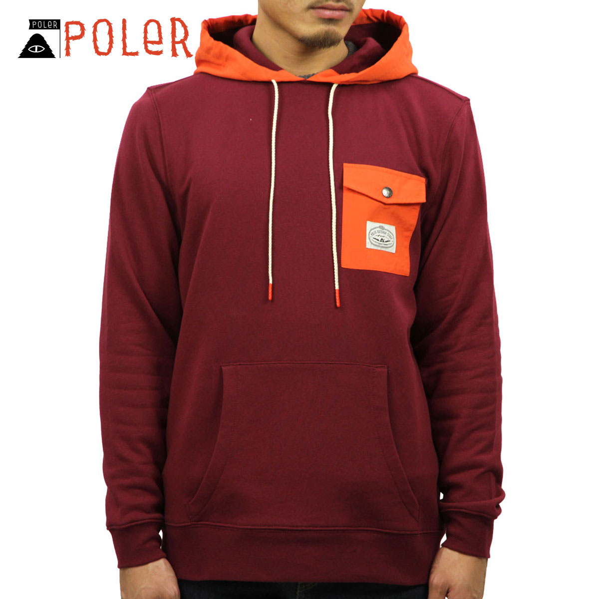 �ݡ��顼 �������å� ��� ��������Ź POLER �ե꡼�� �ץ륪���С��ѡ����� BASSWOOD HOODIE SPECIALTY FLEECE 21280002-CRD CORDOVAN A79B B1C C1D D5E E11F