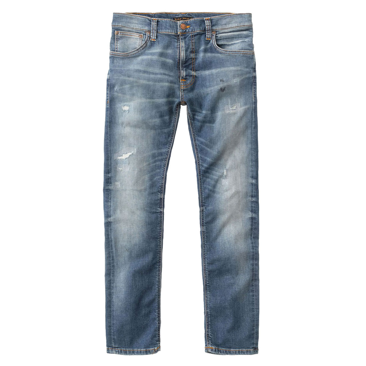 �̡��ǥ��������� ������ ��� ��������Ź Nudie Jeans ����ե��� �����ѥ� THIN FINN DENIM JEANS AUTHENTIC REPAIR 034 113127 A62B B1C C2D D1E E06F