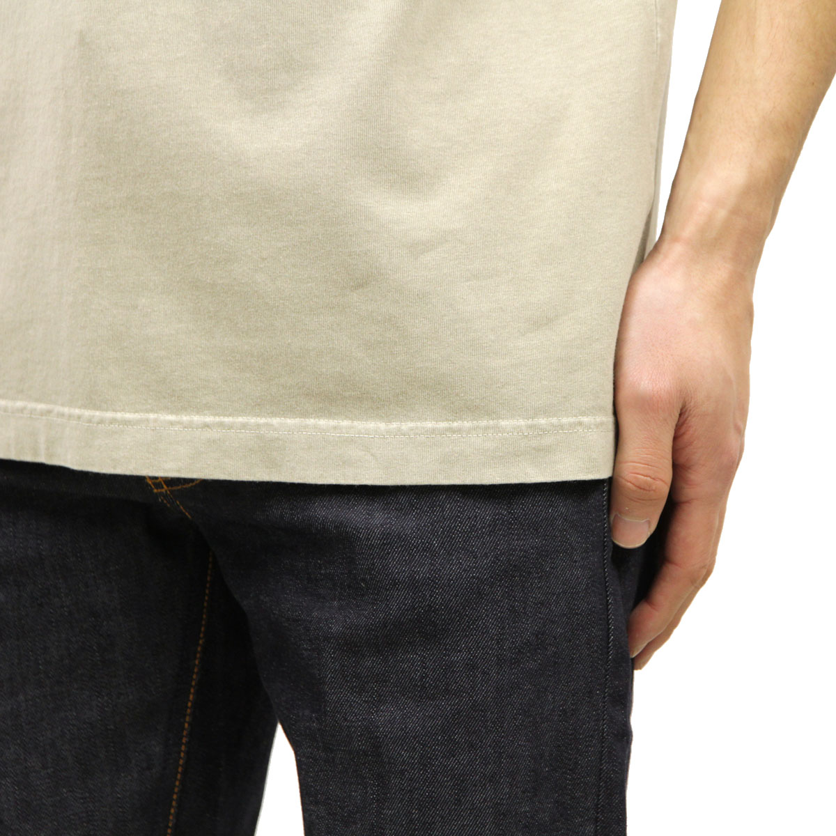 ̡ǥ T  Ź Nudie Jeans ȾµT 롼ͥåT UNO NJCO CIRCLE CREW TEE BEIGE B16 131680 A62B B1C C1D D1E E18F
