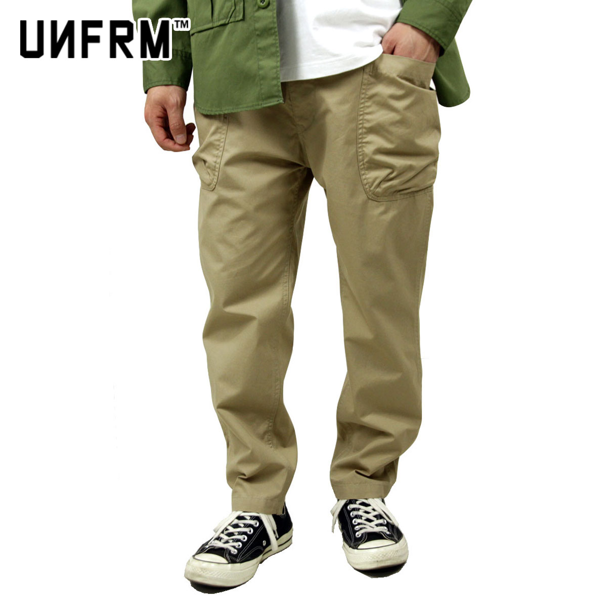 ��˥ե����� �����ȥɥ� ����������� �ܥȥॹ ��� ��������Ź UNFRM OUTDOOR STANDARD ���Υѥ� ����ѥ�� 9ʬ��ѥ�� VENTILE 9/10 WORK PANTS 21SS-1509 BEIGE AB9B B1C C2D D2E E18F
