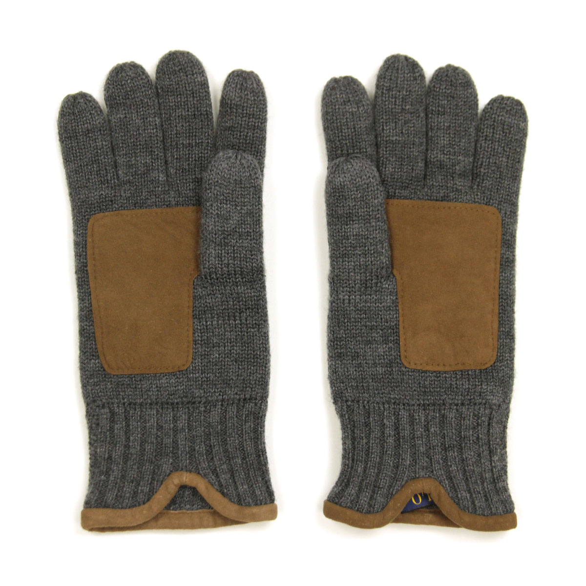 �ݥ� ���ե������ ���� ��� ��ǥ����� ������ POLO RALPH LAUREN �˥å� ��֤��� �������� CLASSIC LUX MERINO TOUCH GLOVE WITH LEATHER PATCH PC0463 056 STADIUM GREY HEATHER A05B B3C C3D DAE E02F
