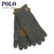 �ݥ� ���ե������ ���� ��� ��ǥ����� ������ POLO RALPH LAUREN �˥å� ��֤��� �������� CLASSIC LUX MERINO TOUCH GLOVE WITH LEATHER PATCH PC0463 056 STADIUM GREY HEATHER A05B B3C C3D DAE E02F