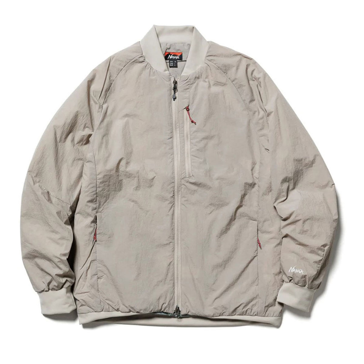 ʥ  ֥륾 Ź NANGA  㥱å MA-1 SOFT DOWN VARSITY BLOUSON BEG N2500-0J001A BEIGE A16B B1C C1D D4E E18F