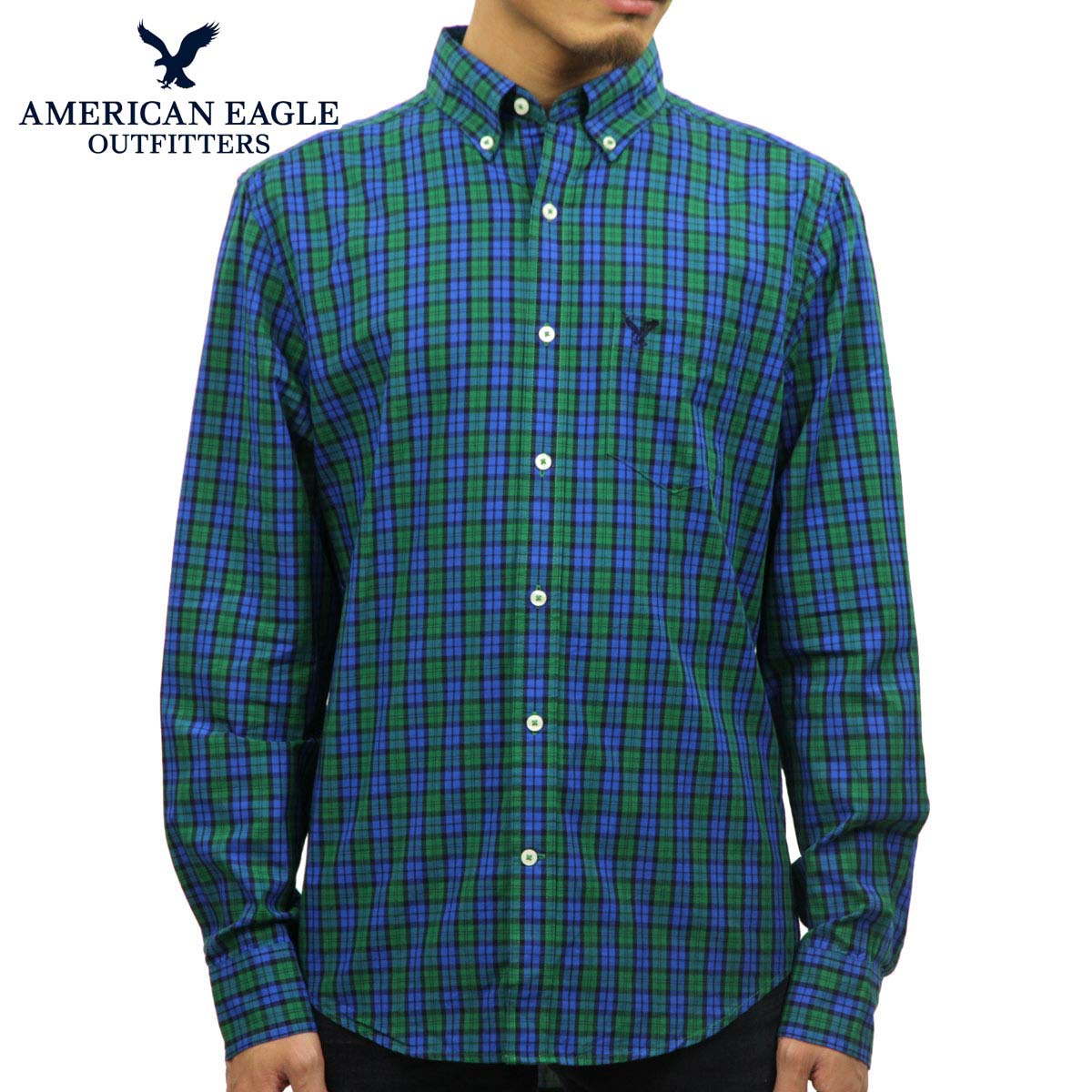 ����ꥫ�󥤡����� ����� ��� ������ AMERICAN EAGLE Ĺµ�����  BUTTON DOWN SHIRT 0513-8692 A04B B1C C1D D6E E08F