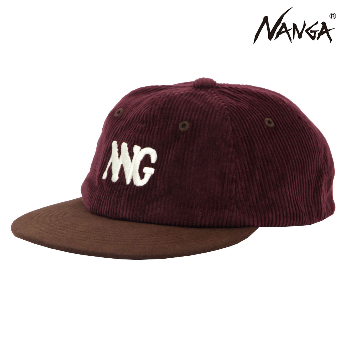 �ʥ� ��� ��ǥ����� ����å� ��������Ź NANGA �����ǥ���� ���� ˹�� CORDUROY NNG LOGO CAP N2532-3A057Z BRD BURGUNDY