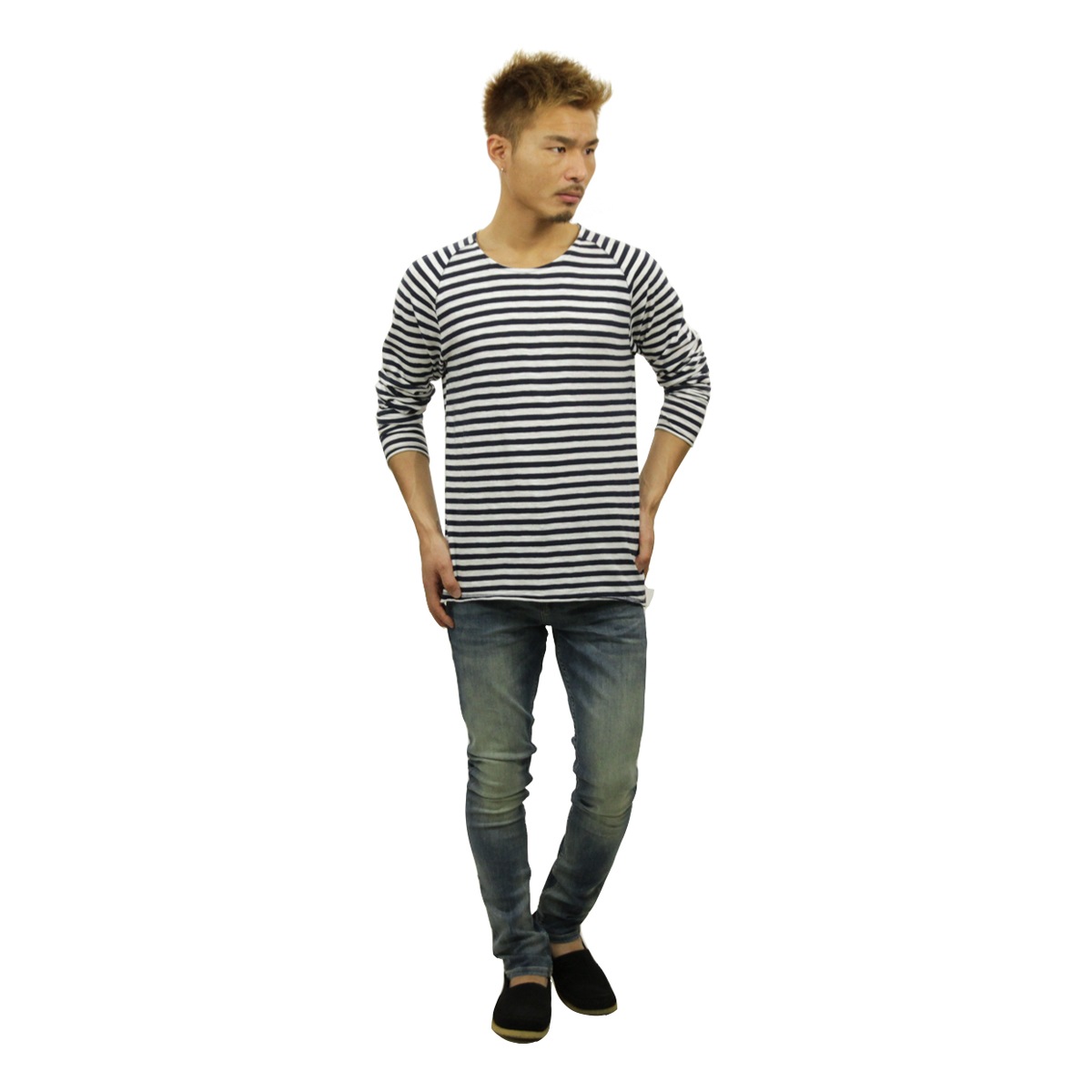 ̡ǥ T  Ź Nudie Jeans ĹµT Otto Raglan Sleeve 131338 4015 W