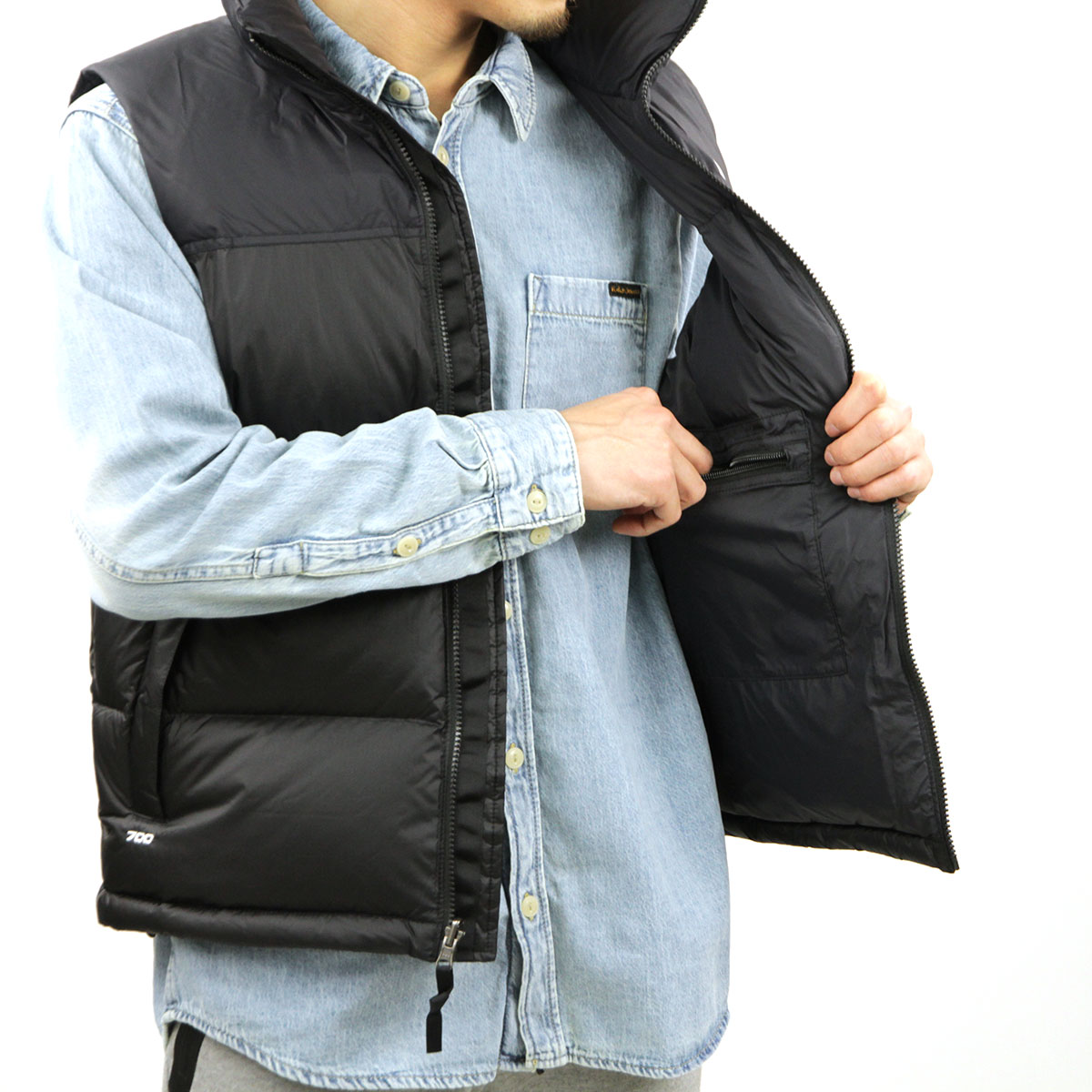 Ρե THE NORTH FACE   ٥ ȥ̥ץ٥  TNF 1996 RETRO NUPTSE VEST TNF BLACK A14B B1C C1D D4E E13F