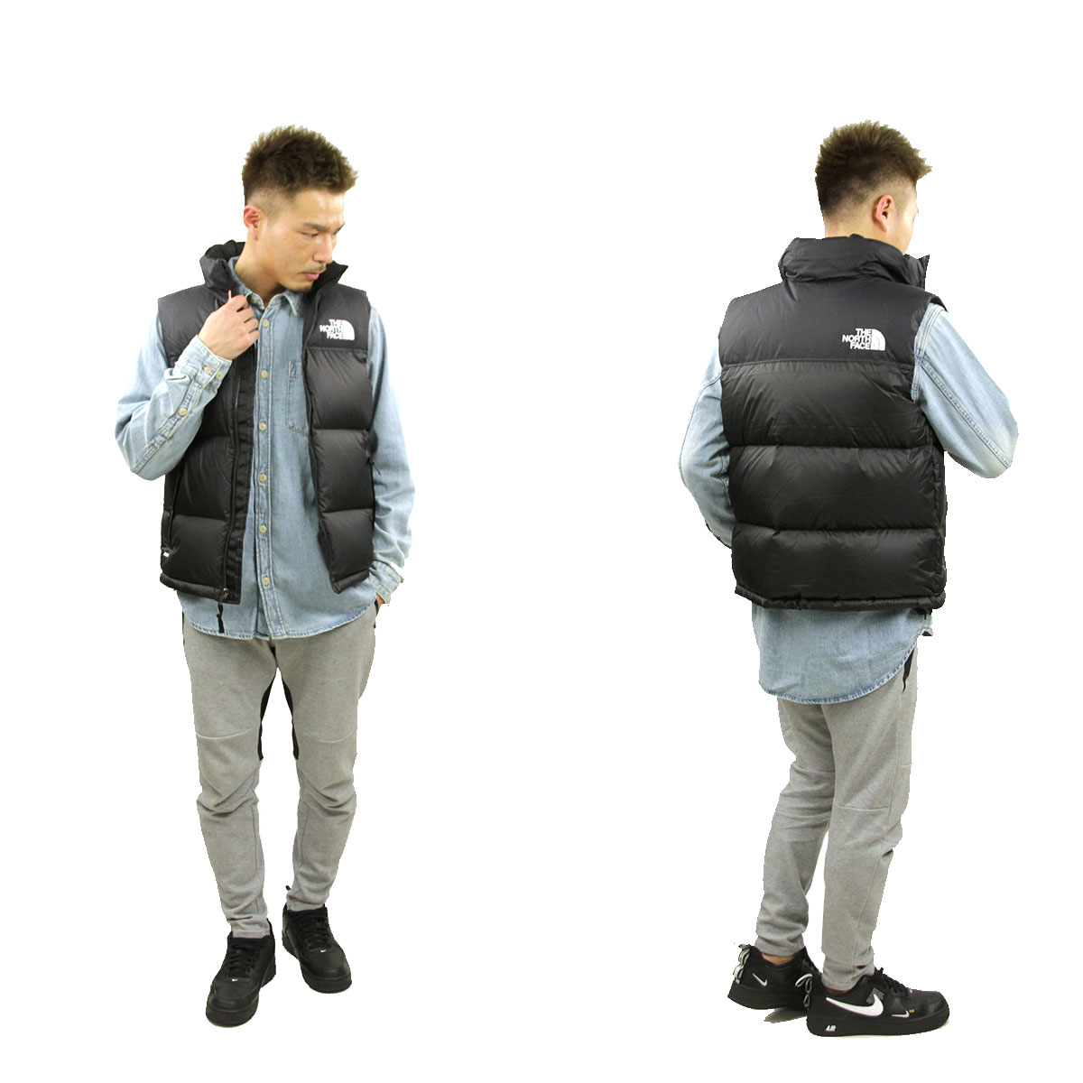 Ρե THE NORTH FACE   ٥ ȥ̥ץ٥  TNF 1996 RETRO NUPTSE VEST TNF BLACK A14B B1C C1D D4E E13F