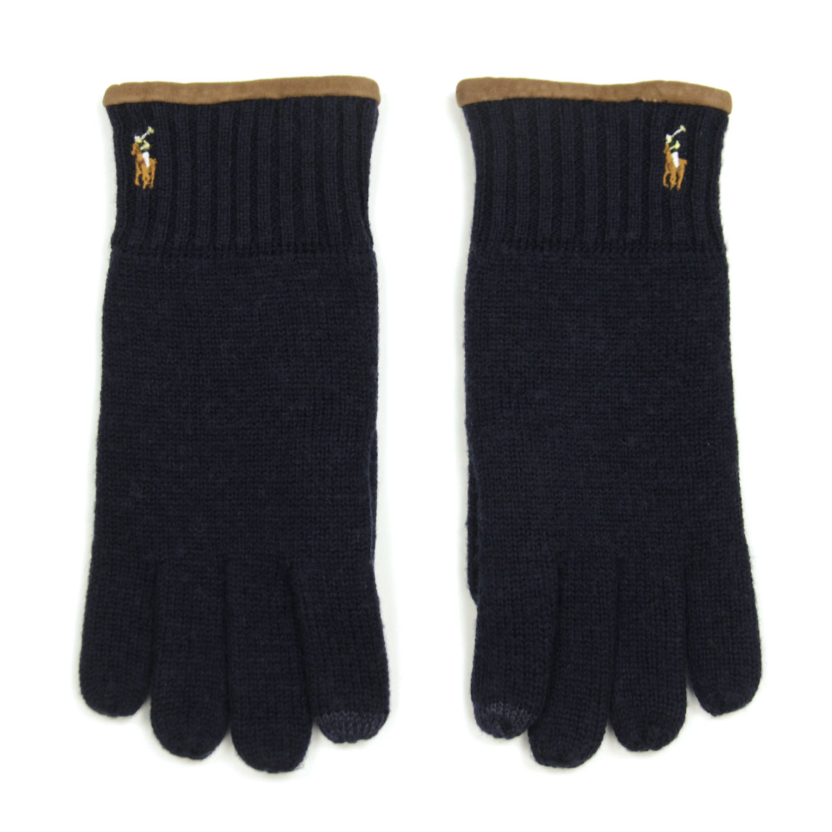 �ݥ� ���ե������ ���� ��� ��ǥ����� ������ POLO RALPH LAUREN �˥å� ��֤��� �������� CLASSIC LUX MERINO TOUCH GLOVE WITH LEATHER PATCH PC0463 410 AVIATOR NAVY A05B B3C C3D DAE E06F