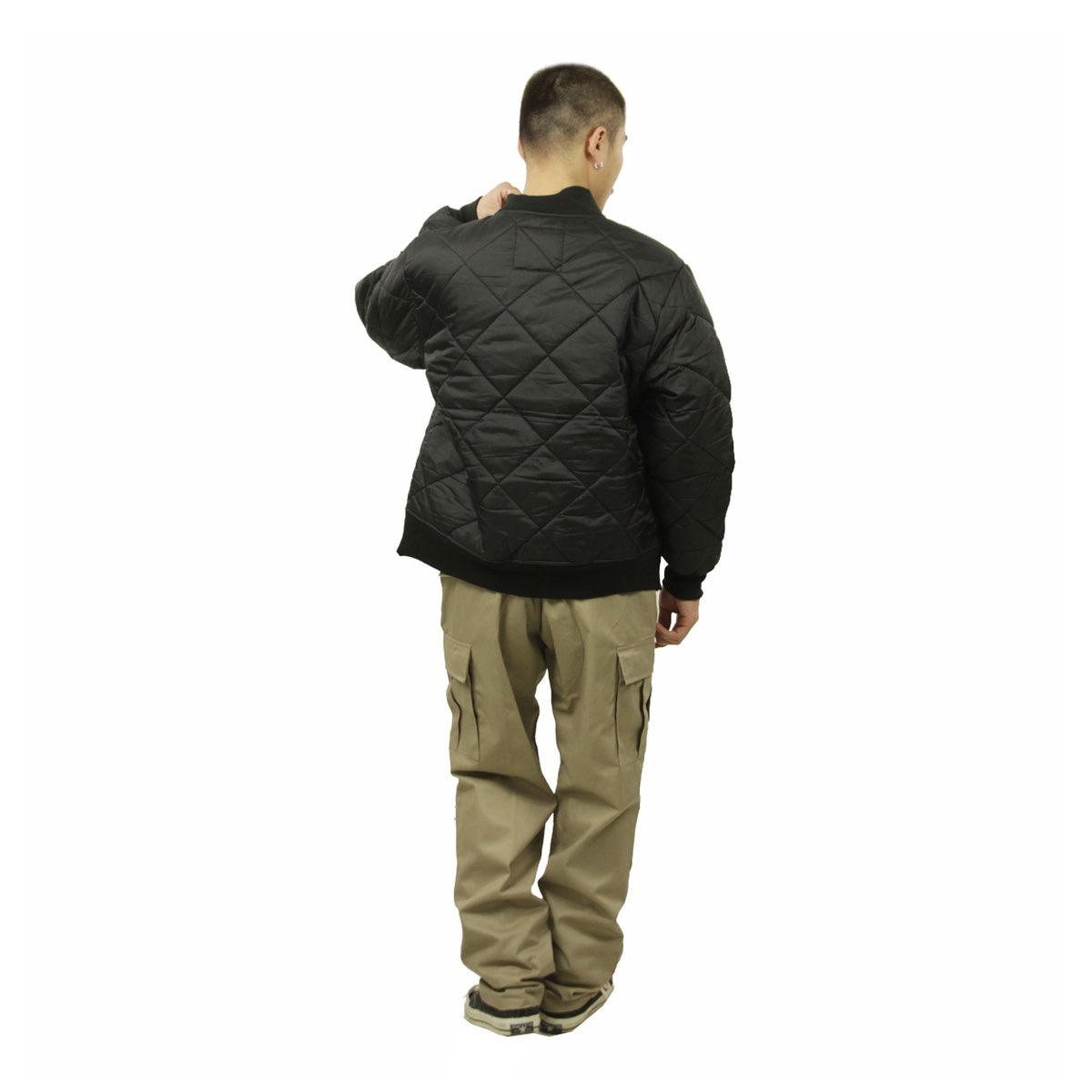 ������ MA-1 ��� ������ ROTHCO ����ƥ��󥰥��㥱�å� �������� ROTHCO DIAMOND NYLON QUILTED FLIGHT JACKET BLACK 7230 A98B B1C C1D D4E E13F