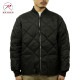 ������ MA-1 ��� ������ ROTHCO ����ƥ��󥰥��㥱�å� �������� ROTHCO DIAMOND NYLON QUILTED FLIGHT JACKET BLACK 7230 A98B B1C C1D D4E E13F