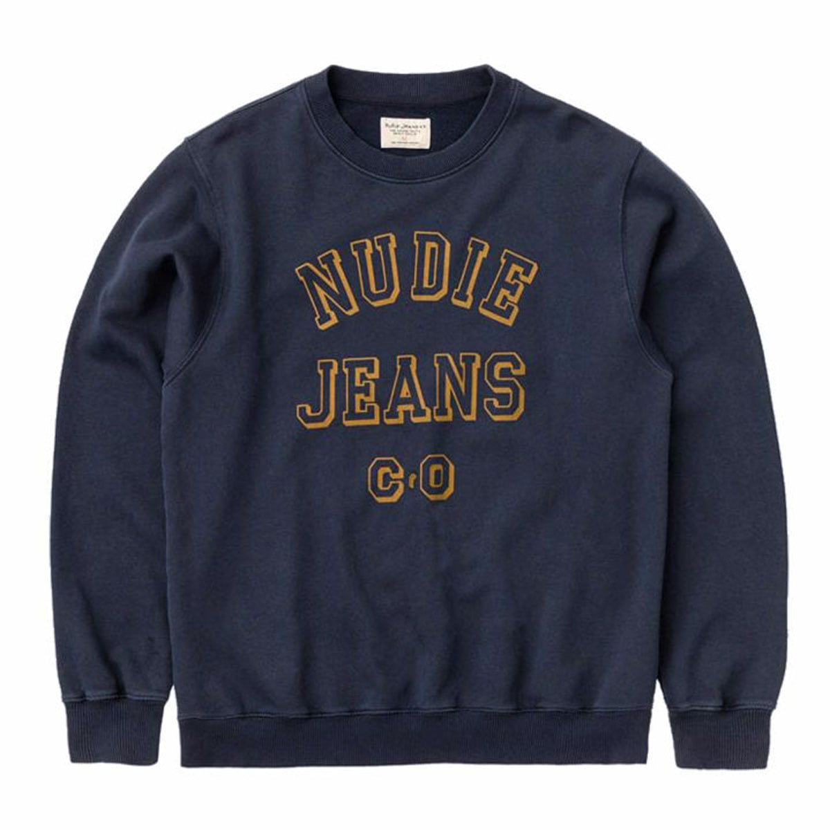 �̡��ǥ��������� �������å� ��� ��������Ź Nudie Jeans Ĺµ �ץ륪���С� ���롼�ͥå� �ȥ졼�ʡ� ���� �ץ��� LASSE CREW FLEECE 150487 B25 NAVY A62B B1C C1D D5E E06F