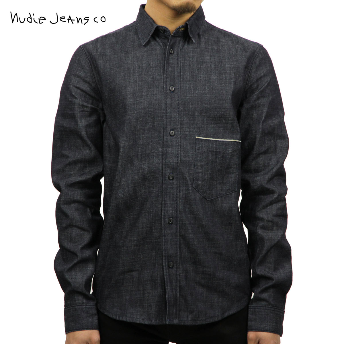 ̡ǥ   Ź Nudie Jeans Ĺµ  Ace Organic Dry Selvage 140185 Denim A62B B1C C1D D6E E06F