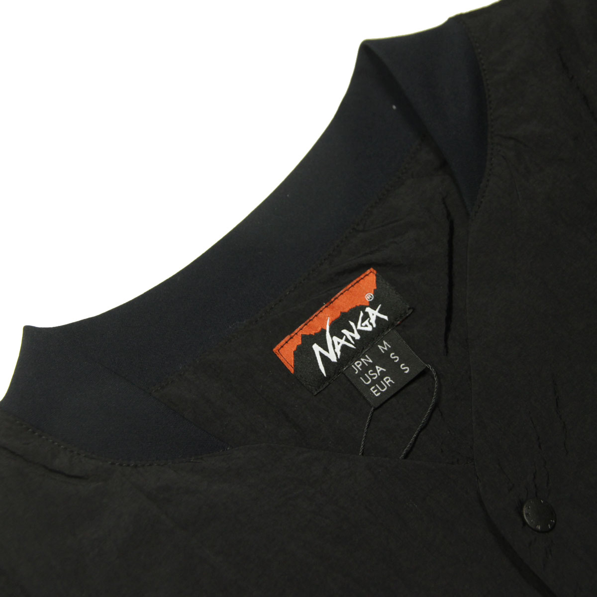 ʥ  󥫡ǥ Ź NANGA  Ρ顼 NO COLLAR SOFT DOWN CARDIGAN BLK ND2411-1A100-A BLACK