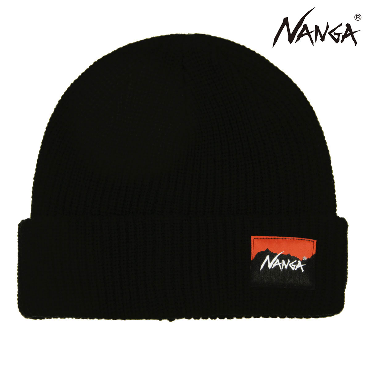 �ʥ� ��� ��ǥ����� �˥åȥ���å� ��������Ź NANGA ���� �˥å�˹ �ӡ��ˡ� BOX LOGO BULKY BEANIE CAP N2532-3C059A BLK BLACK