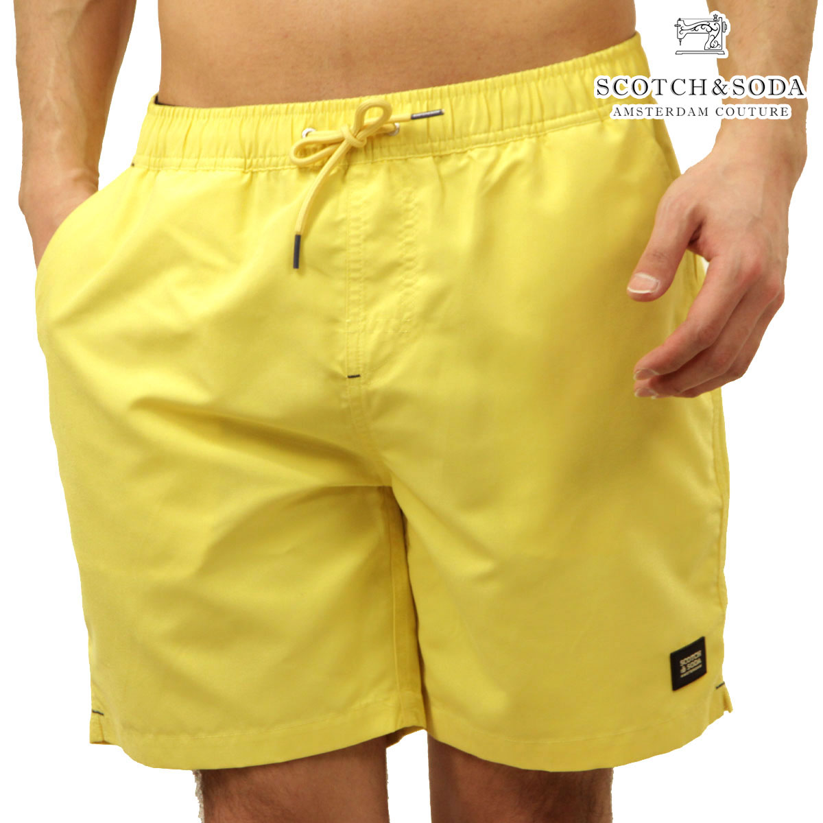 �����å�����ɥ����� ��� ������ѥ�� ��������Ź SCOTCH&SODA ���� �ȥ�󥯥��� SOLID MID LENGTH SWIM SHORT PANTS RAFFIA 182197 720 58800 40 A39B B1C C2D D7E E12F
