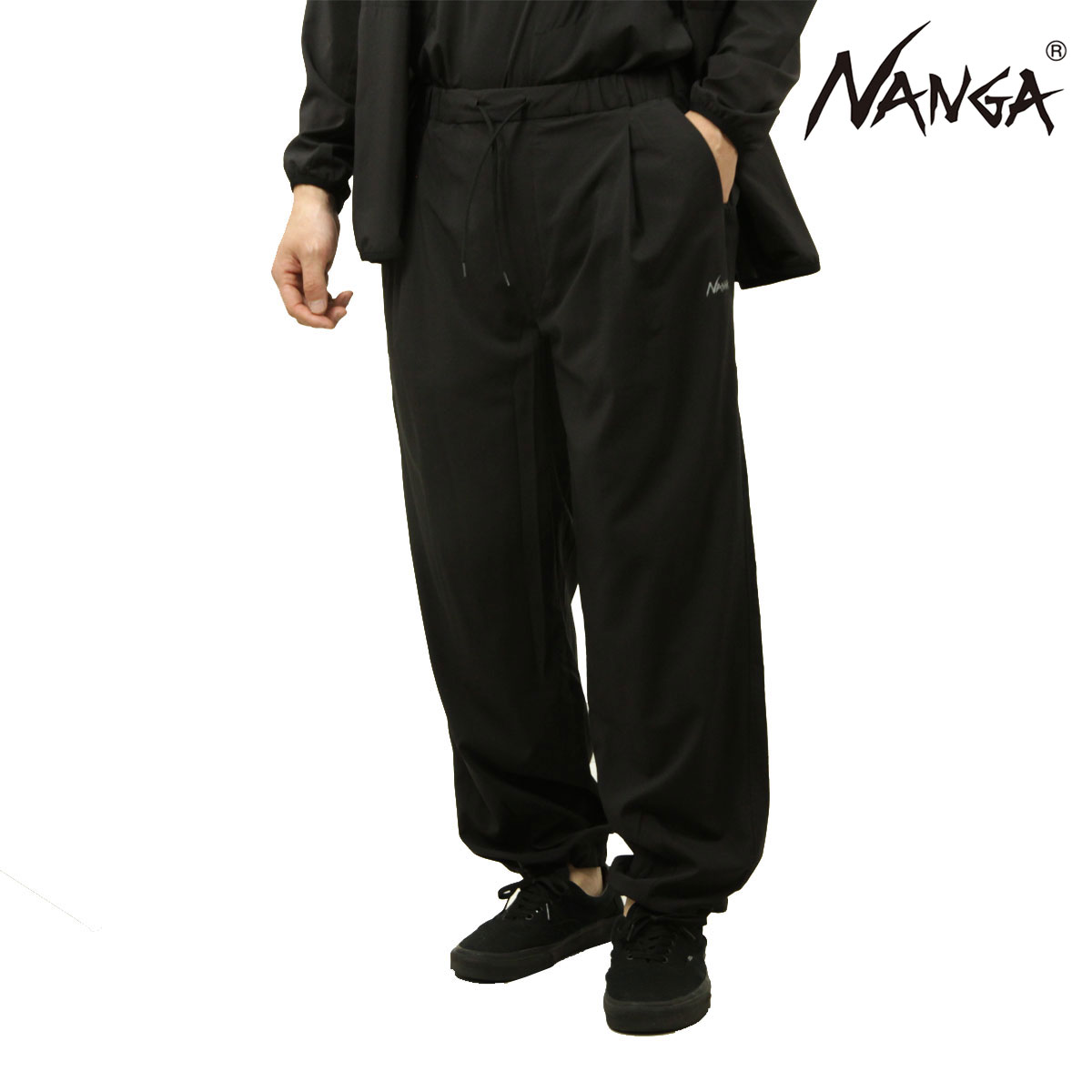 �ʥ� ��� �ܥȥॹ ��������Ź NANGA ���ȥ�å� ���󥰥ѥ�� ���� PLC EXCURSION PANTS BLK BLACK N2500-1D404A