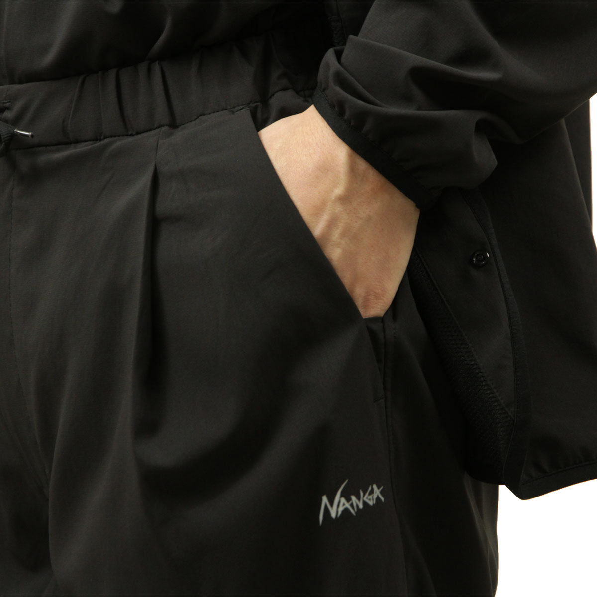 �ʥ� ��� �ܥȥॹ ��������Ź NANGA ���ȥ�å� ���󥰥ѥ�� ���� PLC EXCURSION PANTS BLK BLACK N2500-1D404A