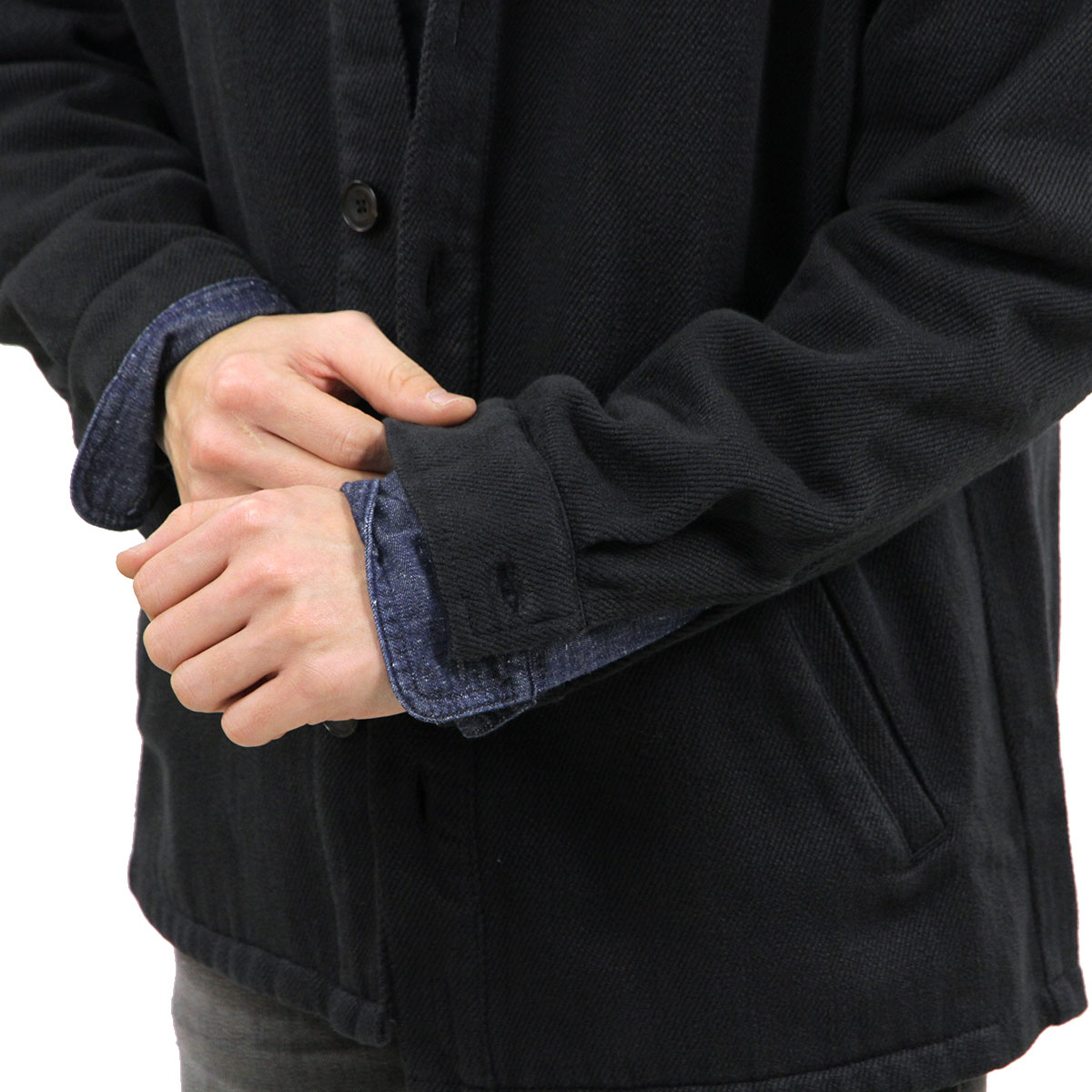 �̡��ǥ��������� ���㥱�å� ��� ��������Ź Nudie Jeans �������� ����ĥ��㥱�å� ELIAS TWILL OVERSHIRT JACKET BLACK B01 140607 3004 A62B B1C C1D D4E E13F