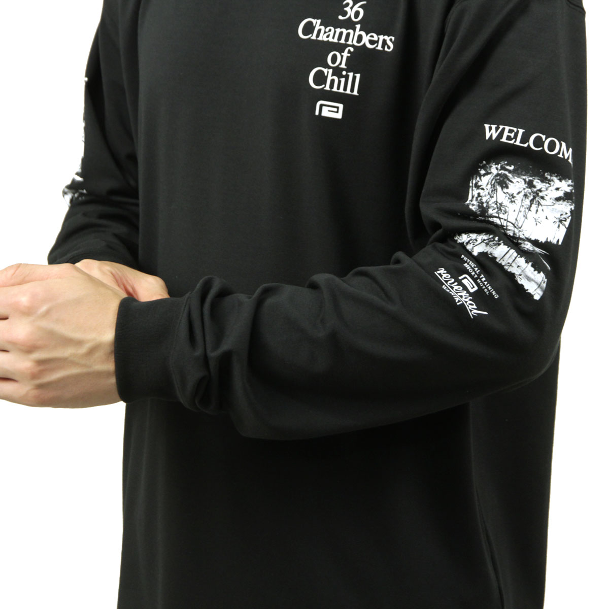 ��С����� ��� ĹµT����� ��������Ź REVERSAL ���롼�ͥå� �����С������� ����T PES MVS OVER SIZE LONG TEE RV24SS151-BK BLACK A06B B1C C1D D2E E13F