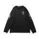 ��С����� ��� ĹµT����� ��������Ź REVERSAL ���롼�ͥå� �����С������� ����T PES MVS OVER SIZE LONG TEE RV24SS151-BK BLACK A06B B1C C1D D2E E13F
