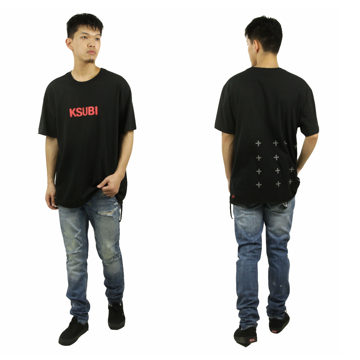 ���� ��� ȾµT����� ��������Ź Ksubi ���롼�ͥå� �Хå��ץ��� CONSPIRACY BIGGIE SHORT SLEEVE TEE JET BLACK MSP24TE016 BLACK