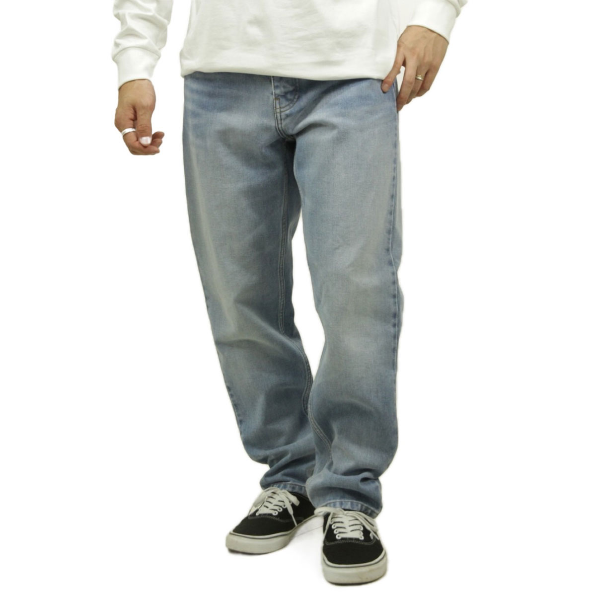 �����ϡ��� ��� ������ ������ CARHARTT WIP �ܥȥॹ �ǥ˥� �ơ��ѡ��� NEWEL PANT RELAXED TAPERED FIT DENIM LIGHT USED WASH I029208 01WI AB0B B1C C2D D1E E07F