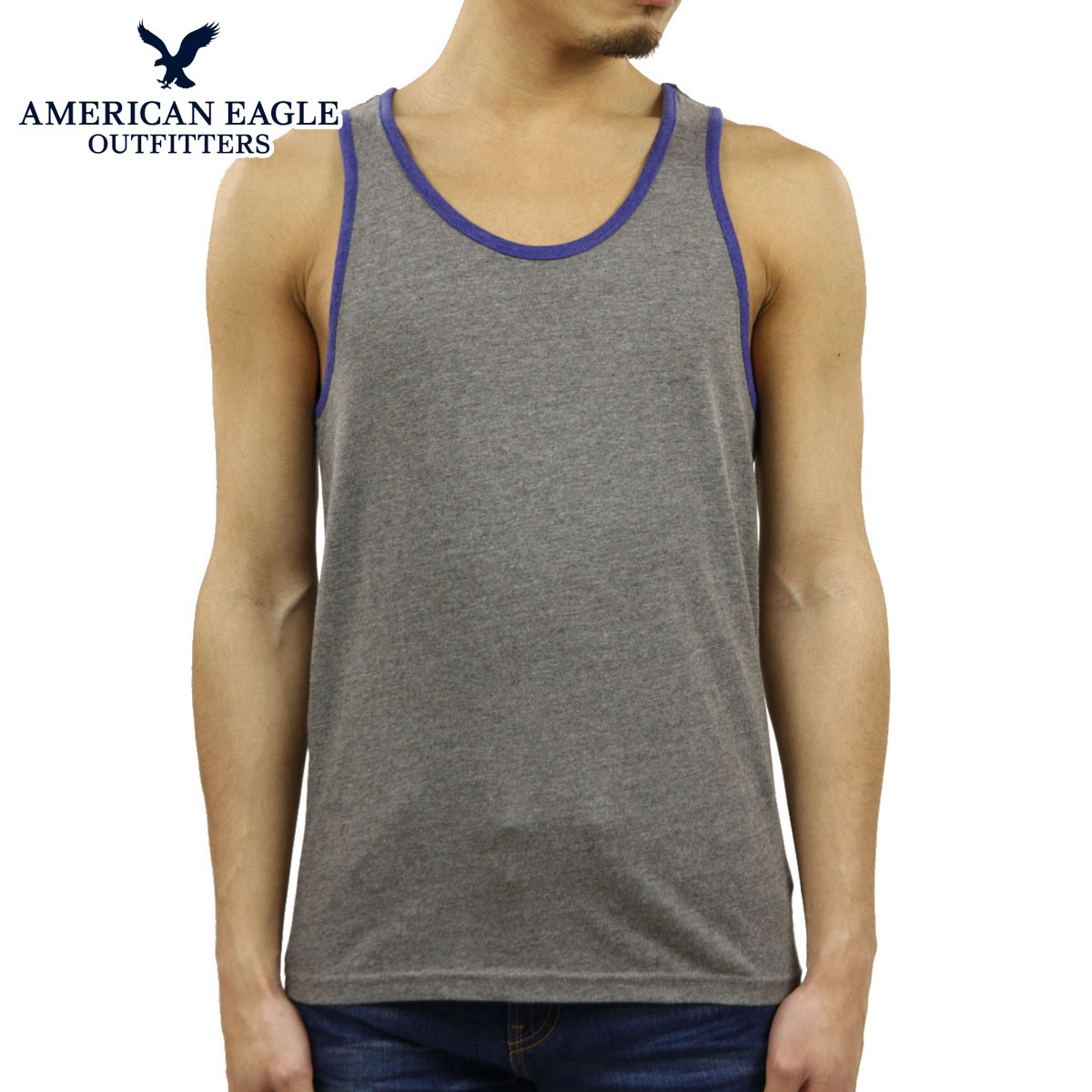 ����ꥫ�󥤡����� ���󥯥ȥå� ��� ������ AMERICAN EAGLE  AEO FACTORY HERITAGE RINGER TANK 0510-6115 A04B B1C C1D D1E E02F