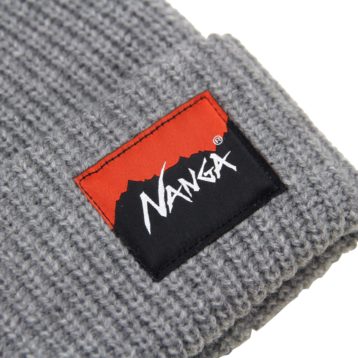 �ʥ� ��� ��ǥ����� �˥åȥ���å� ��������Ź NANGA ���� �˥å�˹ �ӡ��ˡ� BOX LOGO BULKY BEANIE CAP N2532-3C059A GRY GREY