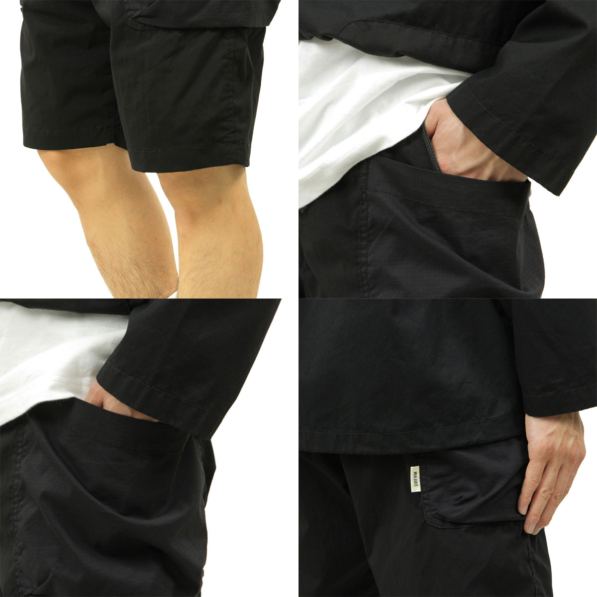 ��˥ե����� �����ȥɥ� ����������� ���硼�ȥѥ�� ��� ��������Ź UNFRM OUTDOOR STANDARD ���饤�ߥ󥰥ѥ�� �ϡ��եѥ�� ������ޥå�����åץ��ȥå� TASLAN STRETCH TAFFETA 4/10 CLIMBING WORK SHORTS 21SS-3611 BLACK AB9B B1C C2D D4E E13F