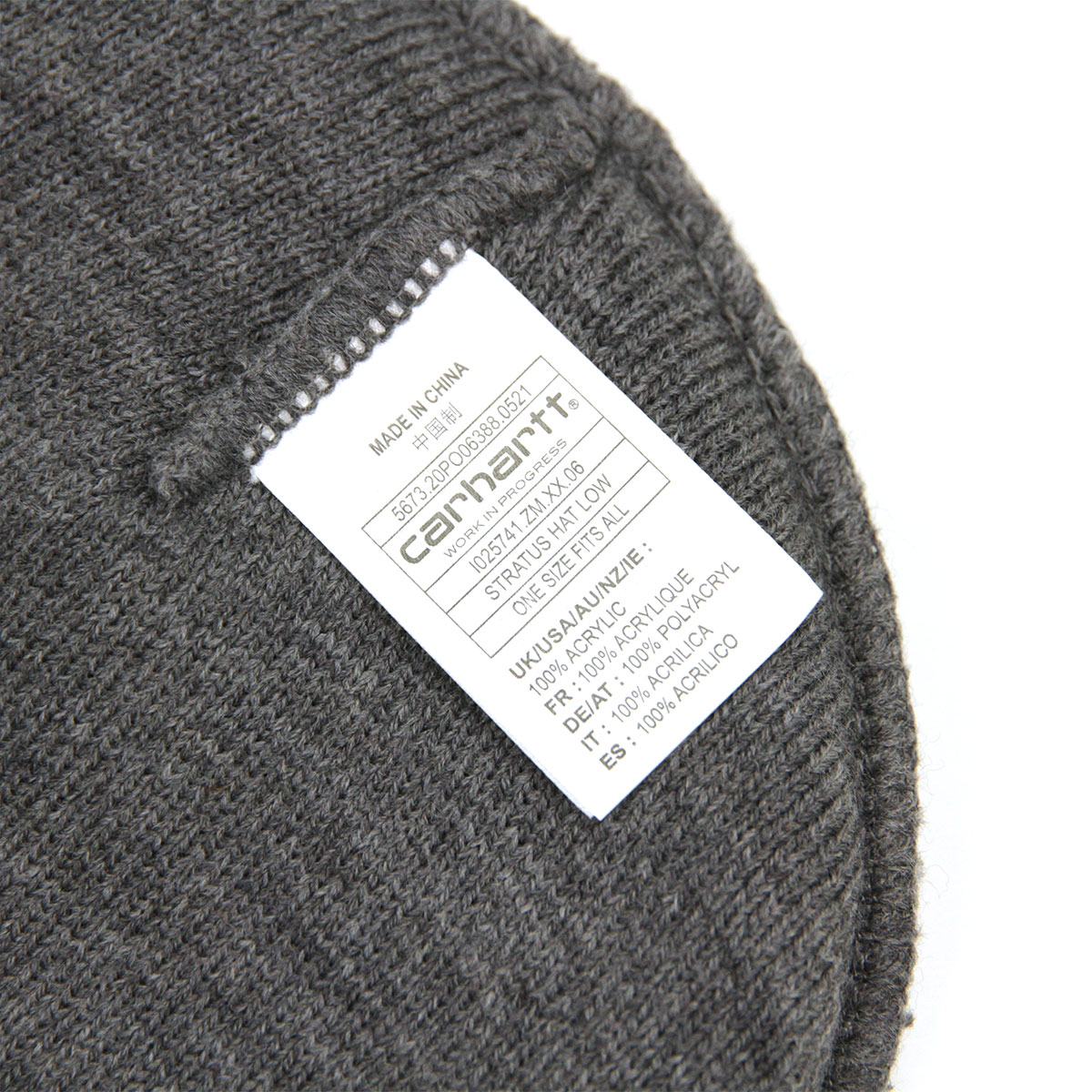 �����ϡ��� �ӡ��ˡ� ��� ��ǥ����� ��������Ź CARHARTT WIP ��å�����å� �˥å�˹ ˹�� STRATUS HAT LOW DARK GREY HEATHER I025741 ZM AB0B B3C C3D D4E E02F