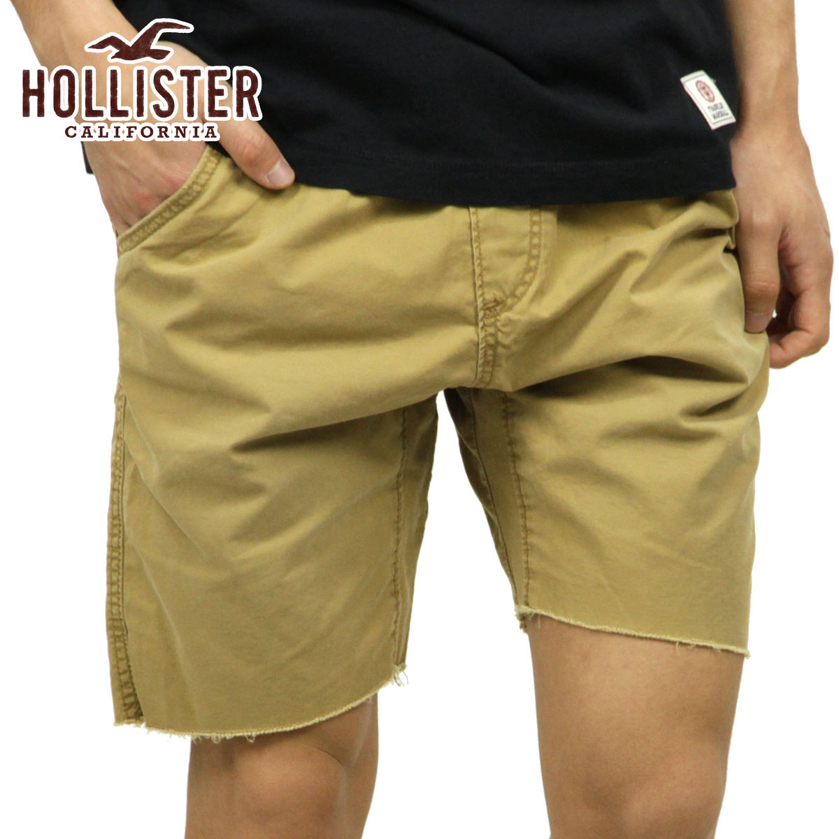 �ۥꥹ���� ���硼�ȥѥ�� ��� ������ HOLLISTER �ܥȥॹ  Twill Jogger Shorts 328-281-0574-045 A03B B1C C2D D4E E05F